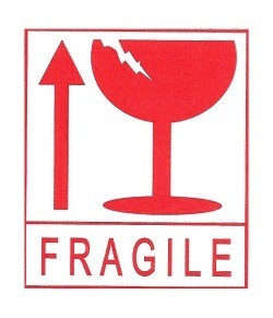 FRAGILE Label / Fragile Stickers (45 sheets)