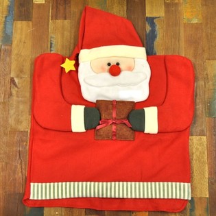 LUXURY SANTA CLAUS CHAIR COVERS (4 pcs)