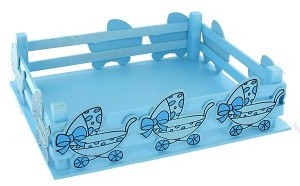 Decoration Basket - Baby Blue (2 pcs)