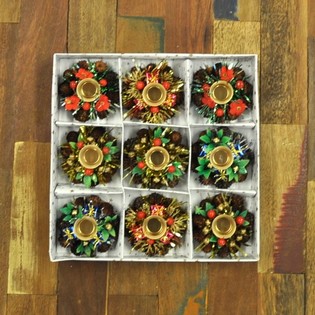 Christmas Candle Holders (9 pcs.)