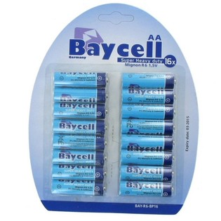 BATTERY "BAYCELL" AA - SUPER HEAVY DUTY (10x16 pieces)
