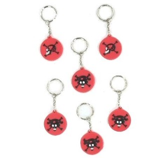 PIRATE KEYCHAINS (24 pcs)