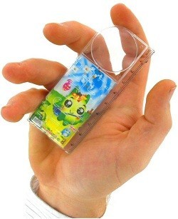 Ruler with Built-in Magnifying Glass & Game (100 pcs)