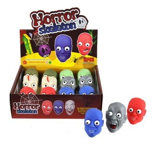 Horror Squeeze Head in Display (12 pcs)