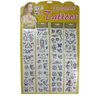 TATTOO STICKERS ON MAP (24st.)