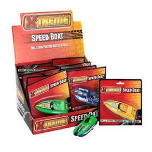 SPEED BOAT WITH PULL ROPE (18st).