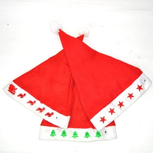LED Light-Up Christmas Hats - 3 Styles (Pack of 12)