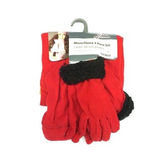 3-Piece Microfleece Set Red