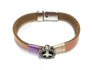 Luxury Ibiza-Style Bracelet Dusty Pink Peace | B2B Wholesale