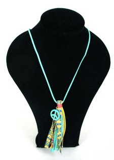 Turquoise Necklace Ibiza Style (1 pc)