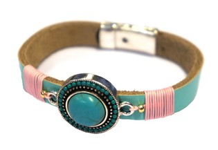Ibiza Style Bracelet with Stone (1 pc)