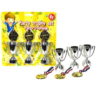 6-PIECE TROFEE&Euml;NSET ON MAP (10pcs)