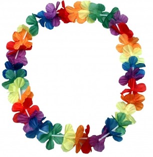Hawaiian Leis Flower Garlands (48 pcs.)
