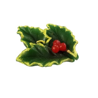 CHRISTMAS CANDLE - MODEL HULS LEAF (5st.)