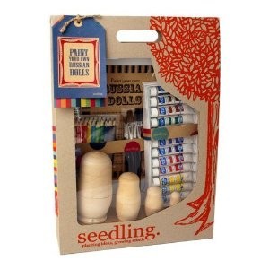 Seedling Craft Kit - Paint Your Own Russian Dolls (Matryoshka)