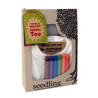 SEEDLING KIT - DESIGN YOUR OWN JUNIOR T-SHIRT 1-2 YEARS (2 pcs)