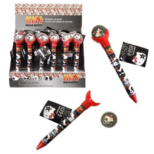 HELLO KITTY KISS 2 IN 1 BOUNCING BALL PEN - RED (24st).