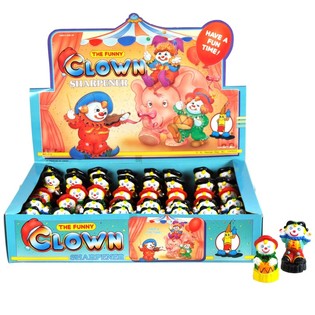 Clown Pencil Sharpener in Display (48 pcs)