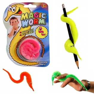 MAGIC TWISTY WORM ON CARD (12st).