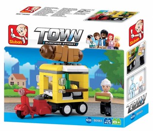 Sluban Hot Dog Cart M38-B0565 Building Blocks (1 pc.)