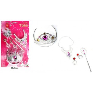 PRINCESSES PLAY SET ON CARD (6pcs)