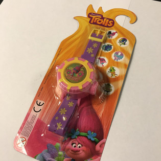 TROLLS PROJECTION WATCH ON CARD (12pcs)
