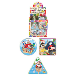 PATIENCE PUZZLE GAMES &ndash; PIRATES DESIGN IN DISPLAY (96 pcs)