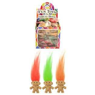 Lucky Dip Troll Toy Figures in Display (72 pcs)