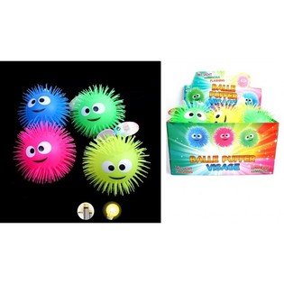 LARGE LUMINOUS PUFFER BOUNCE BALLS IN DISPLAY (12pcs)