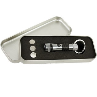 FLASHLIGHT KEYCHAIN ​​IN GIFTBOX (10pcs)