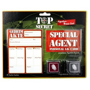 TOP SECRET - SPECIAL AGENT, FINGER PRINT SET (12pcs)
