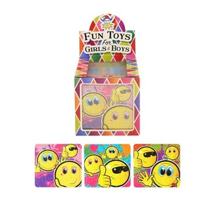PUZZLE - SMILEY, 13 x12 Cm. IN DISPLAY (108 pcs.)