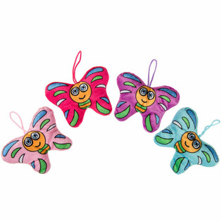 Plush Butterflies - 13 cm (24 pcs)