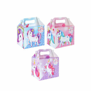 KIDS MEAL BOX &ndash; UNICORN &ndash; 14 x 9.5 x 18 cm (12 pcs)