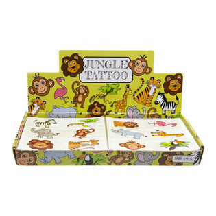 FUN TATTOOS &ndash; MODEL: JUNGLE ANIMALS (96 pcs.)