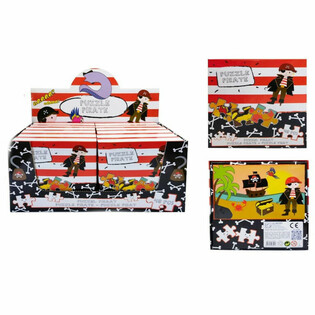 48-Piece Pirate Puzzle - Display Box (12 Pcs)