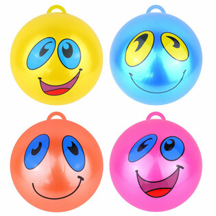 Cheerful Smiley Face Balls Ø 25 cm (Pack of 12)