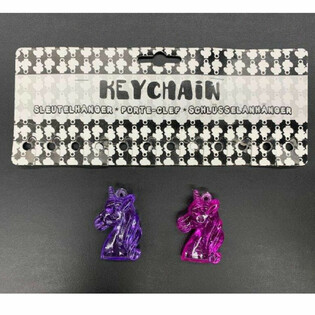 Unicorn Keychains on Card (48 pcs.)