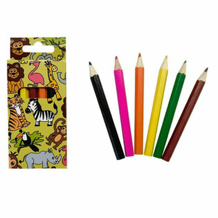 6-Piece Pencil Set - Jungle Animals (24 pcs.)