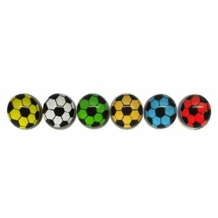 Football Bouncy Balls - Mixed Colors - Ø 3.2 cm (50 pcs.)
