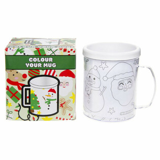 CHRISTMAS - COLOUR YOUR OWN DRINKING CUP SET (2-Pack)