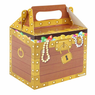 Treasure Chest Menu Boxes - 12 pcs