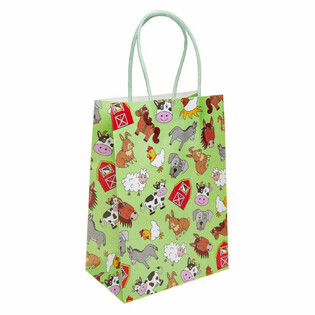 Farm Animal Paper Gift Bags (12 Pcs)