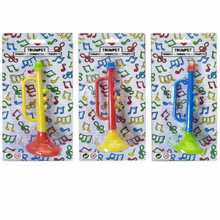 Trumpets on Card - 15 cm - Assorted Colors