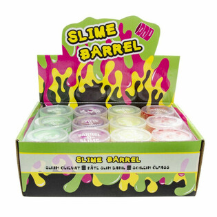 Colored Transparent Slime Tub Display (12 pcs)