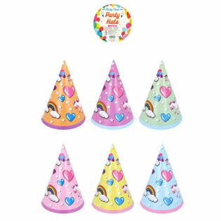 Unicorn Party Hats Mix (120 pcs)