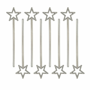 Star Magic Wand, 17 cm (1 pack of 8 pcs)