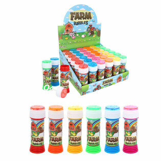 Farm Animal Bubble Blower with Maze Game (36 pcs)