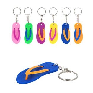 SLIPPERS KEYRINGS - MIX COLORS (60pcs.)
