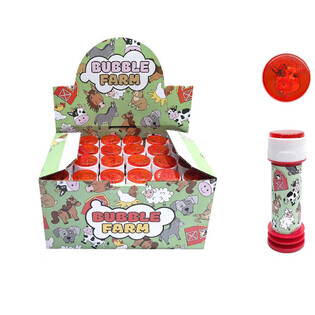 FARM BUBBLE BLOWER, 25ML IN DISPLAY (24pcs.)